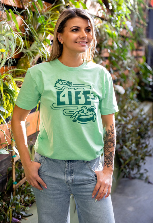"Tubing in the 413" short sleeve t-shirt